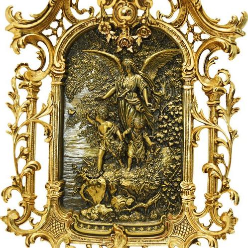 Reliëf, Placa con altorelieve - 59 cm - Brons, Antiek en Kunst, Antiek | Keramiek en Aardewerk