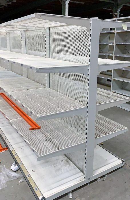 Tego Gondola, Middenstelling, Draadstelling 100cm, 38 meter, Zakelijke goederen, Kantoor en Winkelinrichting | Magazijn, Stelling en Opslag
