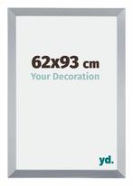 Fotolijst 62x93 cm - Zilver Glans - MDF - Catania, Verzenden, Nieuw