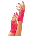 Neon Roze Handschoenen Vingerloos Kort, Verzenden, Nieuw