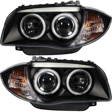 Koplampen met Angel eyes CCFL BMW E81 E82 E87 E87 LCI B0210 beschikbaar voor biedingen