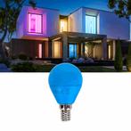 Kogellamp E14 blauw | kleine fitting LED lamp 4W=30W gloeila, Verzenden, Nieuw