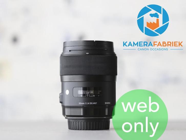 Sigma 35mm f/1.4 DG HSM Art (Canon EF) - 1 jaar garantie!, Audio, Tv en Foto, Fotografie | Lenzen en Objectieven, Groothoeklens