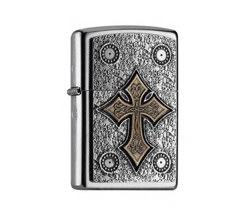 Zippo Celtic cross - Zippo Regular - Alle Zippo's, Verzamelen, Rookartikelen, Aanstekers en Luciferdoosjes, Aansteker, Nieuw, Verzenden