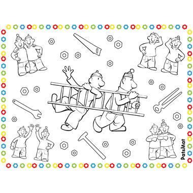 Placemats Kleurplaten Buurman & Buurman (6st), Hobby en Vrije tijd, Feestartikelen, Nieuw, Ophalen of Verzenden