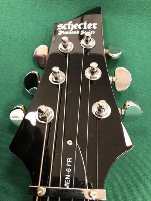 Schecter - Omen-6-fr-blk - - Elektrische gitaar, Muziek en Instrumenten, Snaarinstrumenten | Gitaren | Akoestisch