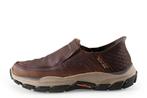 Skechers Instappers in maat 40 Bruin | 10% extra korting, Kleding | Heren, Bruin, Verzenden, Overige typen, Zo goed als nieuw