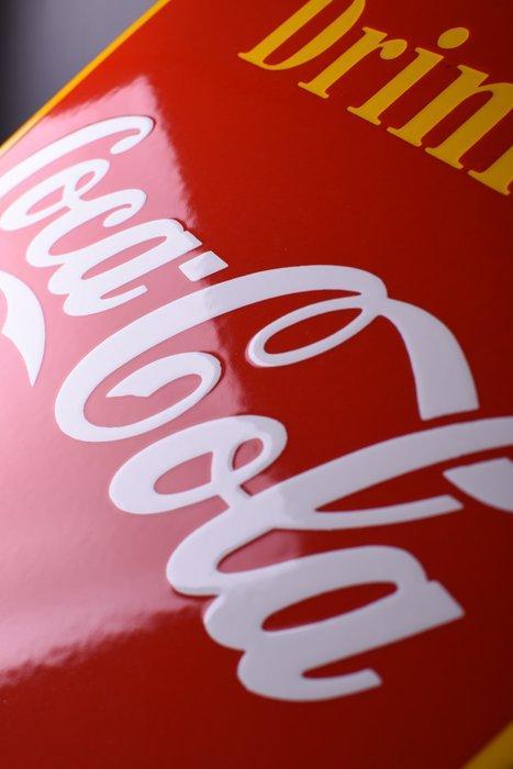 Coca-Cola - Emaille bord - XXL Coca-Cola flesdop hoed, Antiek en Kunst, Antiek | Wandborden en Tegels