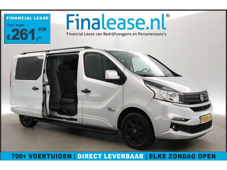 Fiat Talento 1.6 MJ EcoJet L2H1 Dubbele Cabine Airco Camera, Auto's, Bestelauto's, Lease, Handgeschakeld, Diesel, Zilver of Grijs