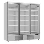 Koelkast 3 Glasdeuren 1530L JDE-1530R, Gebruikt, Koelen en Vriezen