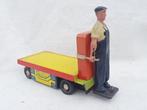 LMZ - Loader Trolley ( BEV ) - Opwindbaar blikken speelgoed, Antiek en Kunst, Antiek | Speelgoed