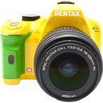 Pentax K-x Yellow & Green + smc DAL 3.5-5.6/18-55mm Digitale, Nieuw