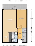 Te Huur 2 Kamer Appartement Bomanshof In Eindhoven, Noord-Brabant, Direct bij eigenaar, Eindhoven, Appartement
