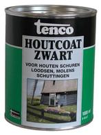 Tenco Houtcoat Zwart 5 liter, Nieuw, Verzenden