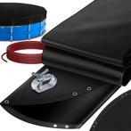 KESSER® Zwembad zonnezeil - Afdekzeil - Ø366cm - Zwart •, Verzenden, Nieuw