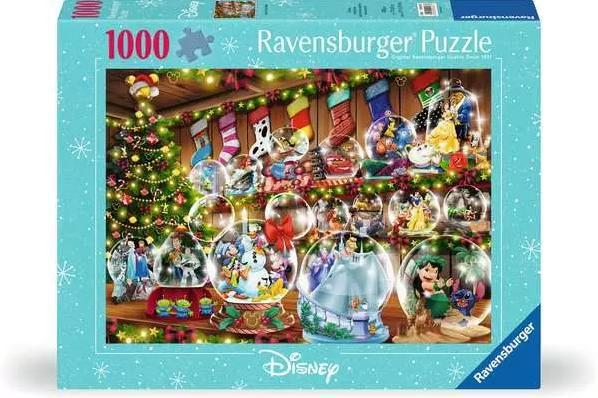 Disney - Snow Globes Puzzel (1000 stukjes) | Ravensburger -, Hobby en Vrije tijd, Denksport en Puzzels, Nieuw, Verzenden