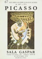 Pablo Picasso (after) - 67 acuarelas-dibujos-guaches de 1 -, Antiek en Kunst, Kunst | Tekeningen en Foto's