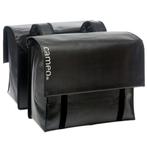 Cameo dubbele fietstas bisonyl zw, Verzenden, Nieuw