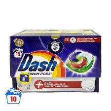 Dash Wasmiddel Pods Platinium Extra Reinigingskracht 10 sc (, Huis en Inrichting, Schoonmaakartikelen, Verzenden