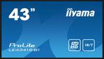 iiyama LE4341S-B1 Full HD monitor 43 Inch, Zakelijke goederen, Kantoor en Winkelinrichting | Kantoorartikelen, Verzenden, Nieuw in verpakking