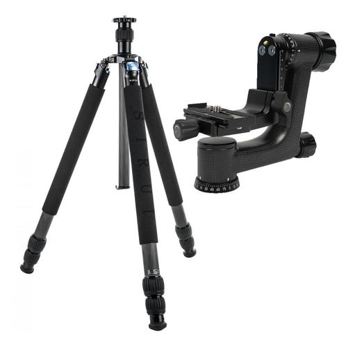Sirui Reporter RX-3213 + PH-10, Audio, Tv en Foto, Fotografie | Statieven en Balhoofden, Driepoot, Nieuw, 175 cm of meer, Met balhoofd
