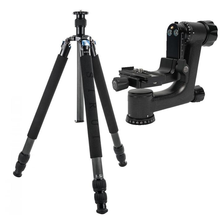 Sirui Reporter RX-3213 + PH-10, Audio, Tv en Foto, Fotografie | Statieven en Balhoofden, Driepoot, Nieuw, 175 cm of meer, Met balhoofd