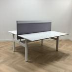 Tweedehands Ahrend duo bureau vv akoestische wand 160x80 cm,, Ophalen of Verzenden, Gebruikt, Bureau