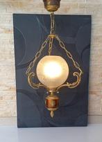 Plafondlamp - Napoléon III - Empire stijl - Brons, Glas,