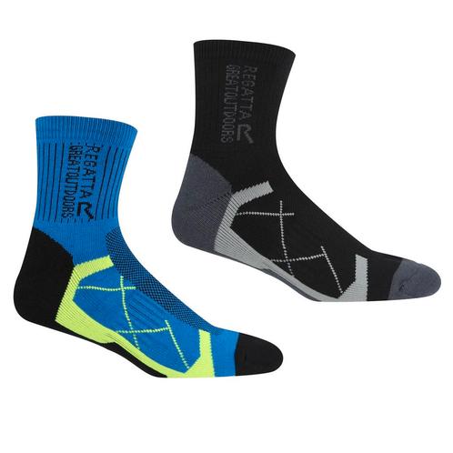 -7% Regatta  Regatta Heren actieve outdoor sokken (set van 2, Kleding | Heren, Sokken en Kousen, Zwart, Nieuw, Verzenden