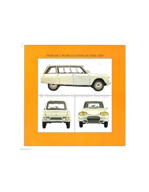 1967 CITROËN AMI 6 BROCHURE NEDERLANDS, Boeken, Auto's | Folders en Tijdschriften