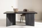 Eettafel - Bas - Fineer Wood Look - Zwart - 180x90 cm - Jorn, Huis en Inrichting, Tafels | Eettafels, Verzenden, Nieuw