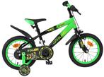 Volare Strike Kinderfiets - Jongens - 14 inch - Zwart Groen, Fietsen en Brommers, Fietsen | Kinderfietsjes, Verzenden, Nieuw