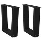 vidaXL Eettafelpoten 2 st V-vormig 40x(30-31,3) cm staal, Verzenden, Nieuw