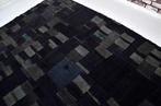 Zwart Vintage Hennep Patchwork Tapijt - Vloerkleed - 308 cm, Huis en Inrichting, Nieuw