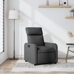 vidaXL Fauteuil verstelbaar stof donkergrijs, Huis en Inrichting, Fauteuils, Verzenden, Nieuw