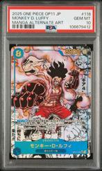 Bandai - 1 Graded card - One Piece - Luffy Manga Alternate, Hobby en Vrije tijd, Nieuw