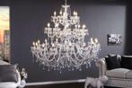 Design kroonluchter CRYSTAL XXL 120cm helder acryl 30-armige, Huis en Inrichting, Lampen | Hanglampen, Ophalen of Verzenden, Nieuw