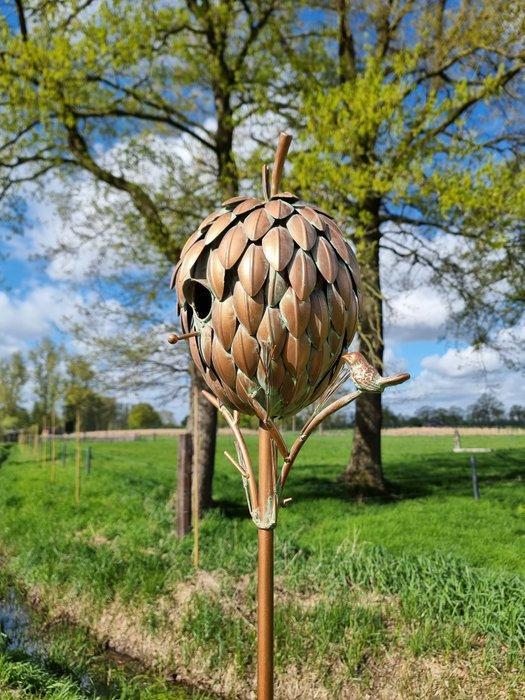 Beeldje - BIrdhouse - IJzer, Metaal, Antiek en Kunst, Curiosa en Brocante