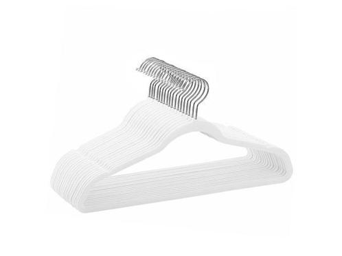Veiling - Luxe kledinghangers anti-slip - wit - set van 50 s, Kleding | Dames, Kledinghangers