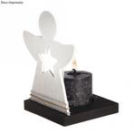 Engel theelichthouder Papiermaché 9×7 cm, 2×11 cm, Ophalen of Verzenden, Nieuw