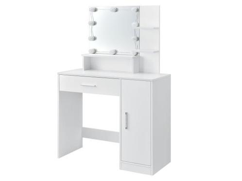 Veiling - Schminktafel / kaptafel Zoey - Wit, Huis en Inrichting, Tafels | Kaptafels