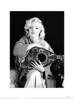 Kunstdruk Marilyn Monroe Lute 30x40cm, Huis en Inrichting, Verzenden, Nieuw