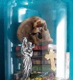 Reliekhouder - Mini reliekdoosje voor op reis, memoire Mori,, Antiek en Kunst, Antiek | Boeken en Bijbels