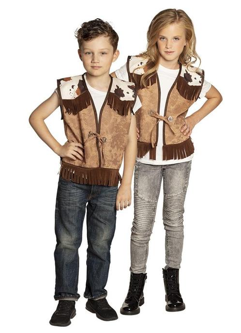 Cowboy vest kind Western, Kleding | Dames, Carnavalskleding en Feestkleding, Nieuw, Ophalen of Verzenden