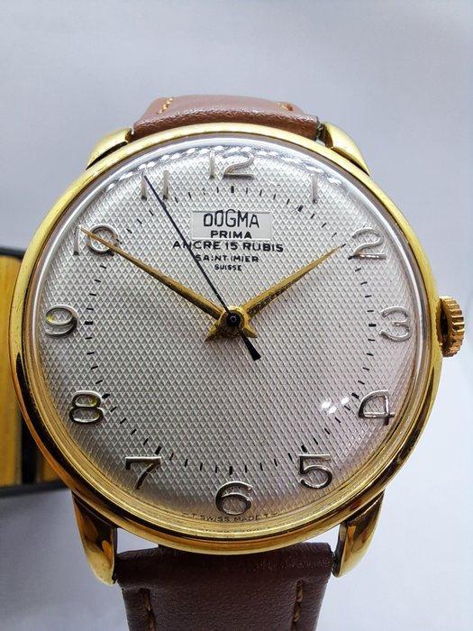 Dogma - Prima - Sant Imier Suisse - Ancre 15 Rubis - Zonder, Sieraden, Tassen en Uiterlijk, Horloges | Heren