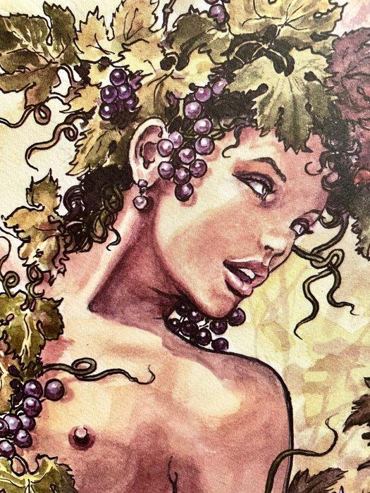 Milo Manara (1945) - Bacchus, god of wine, Antiek en Kunst, Kunst | Designobjecten