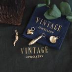 Gouden vintage sleutel hanger 14 kt, Ophalen of Verzenden, Nieuw