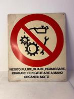 Italiaans vintage industrieel bord uit de jaren 1950–1960 –