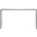 *WOONWINKEL* Kare Design Clear Club Sidetable Gebogen Glas, Huis en Inrichting, Tafels | Sidetables, Verzenden, Nieuw