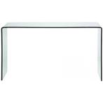 *WOONWINKEL* Kare Design Clear Club Sidetable Gebogen Glas, Huis en Inrichting, Tafels | Sidetables, Nieuw, Verzenden